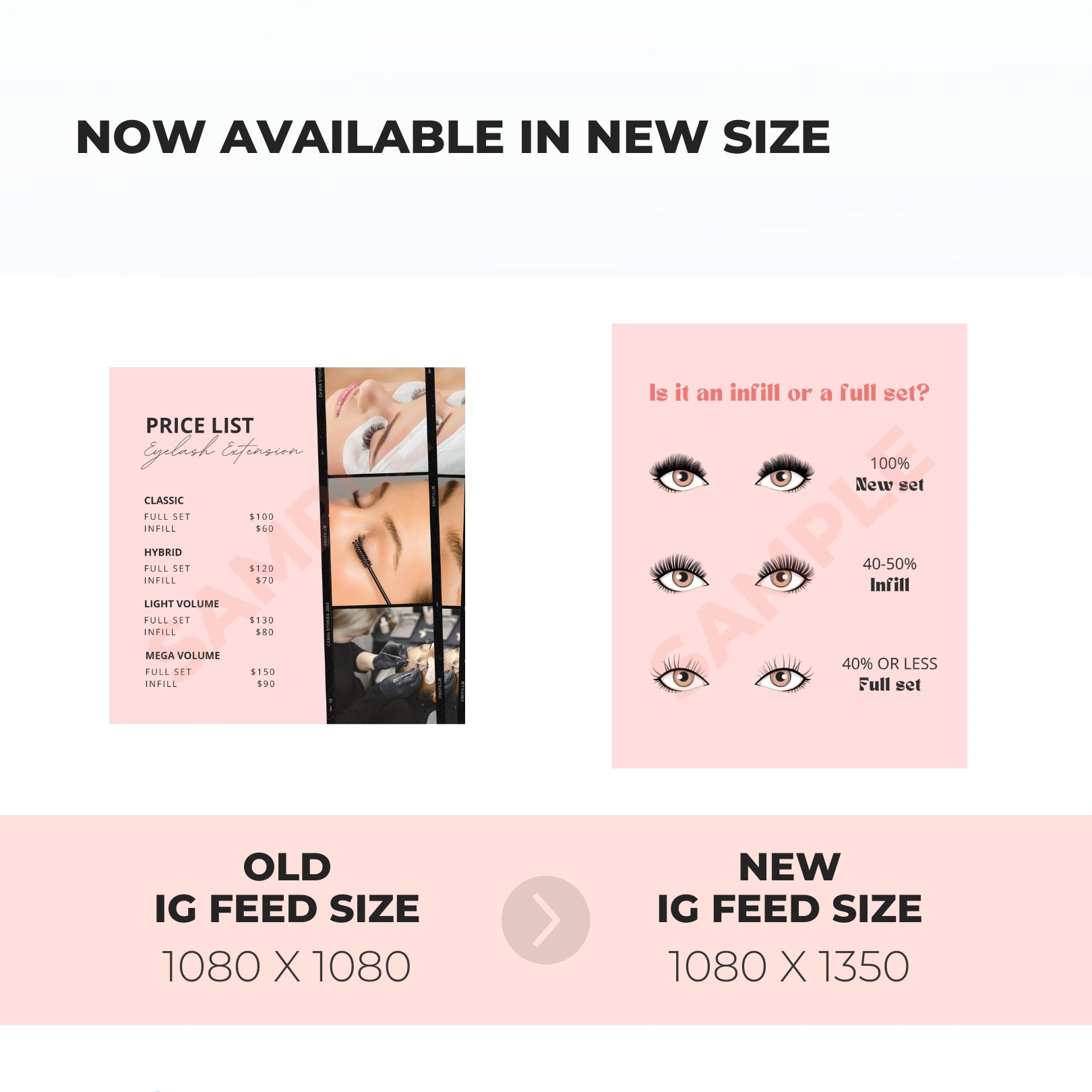 Lash Artist Instagram Post Templates