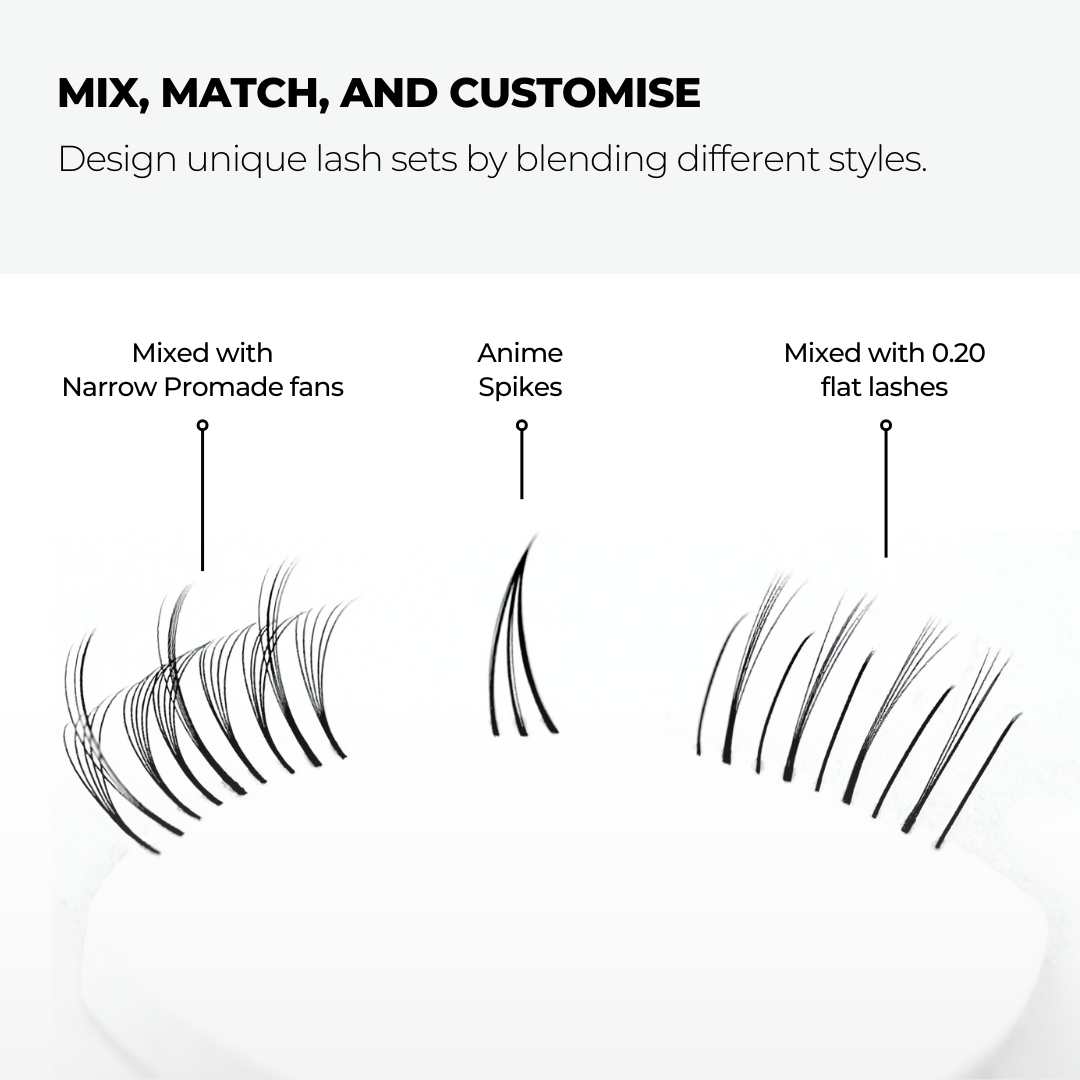 Espresso Brown Premade Closed Fans