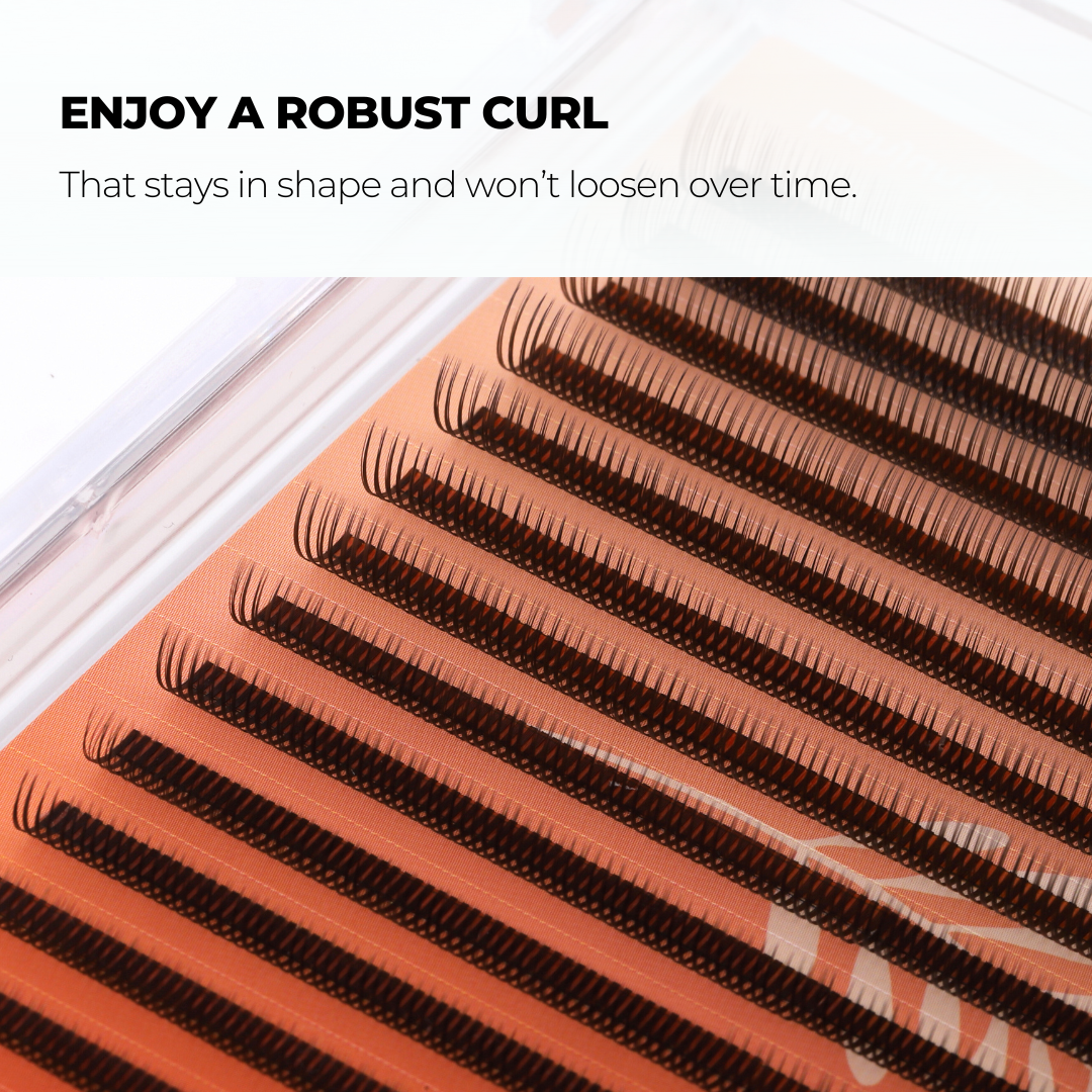 Espresso Brown Premade Closed Fans