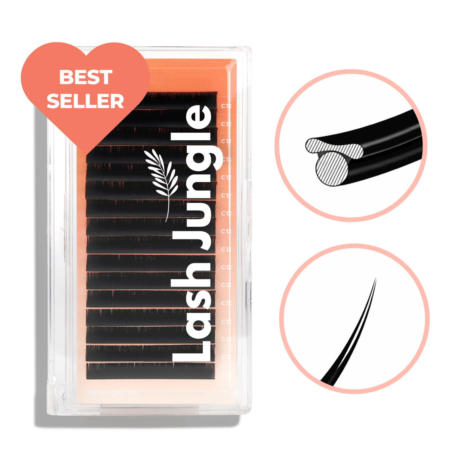 Ellipse Flat Lashes Matte & Ultra Soft 0.15