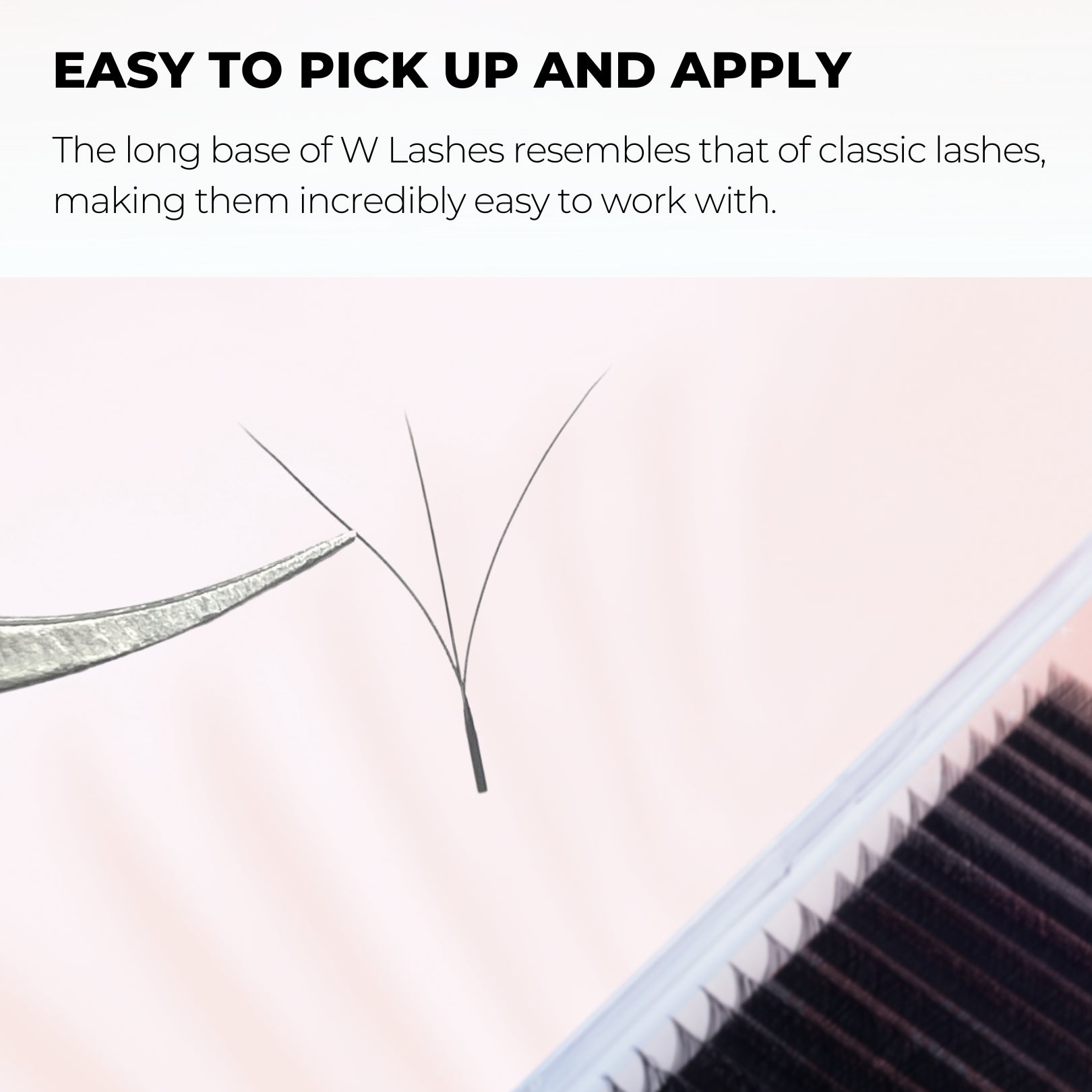 Premium 3D W lashes 0.07
