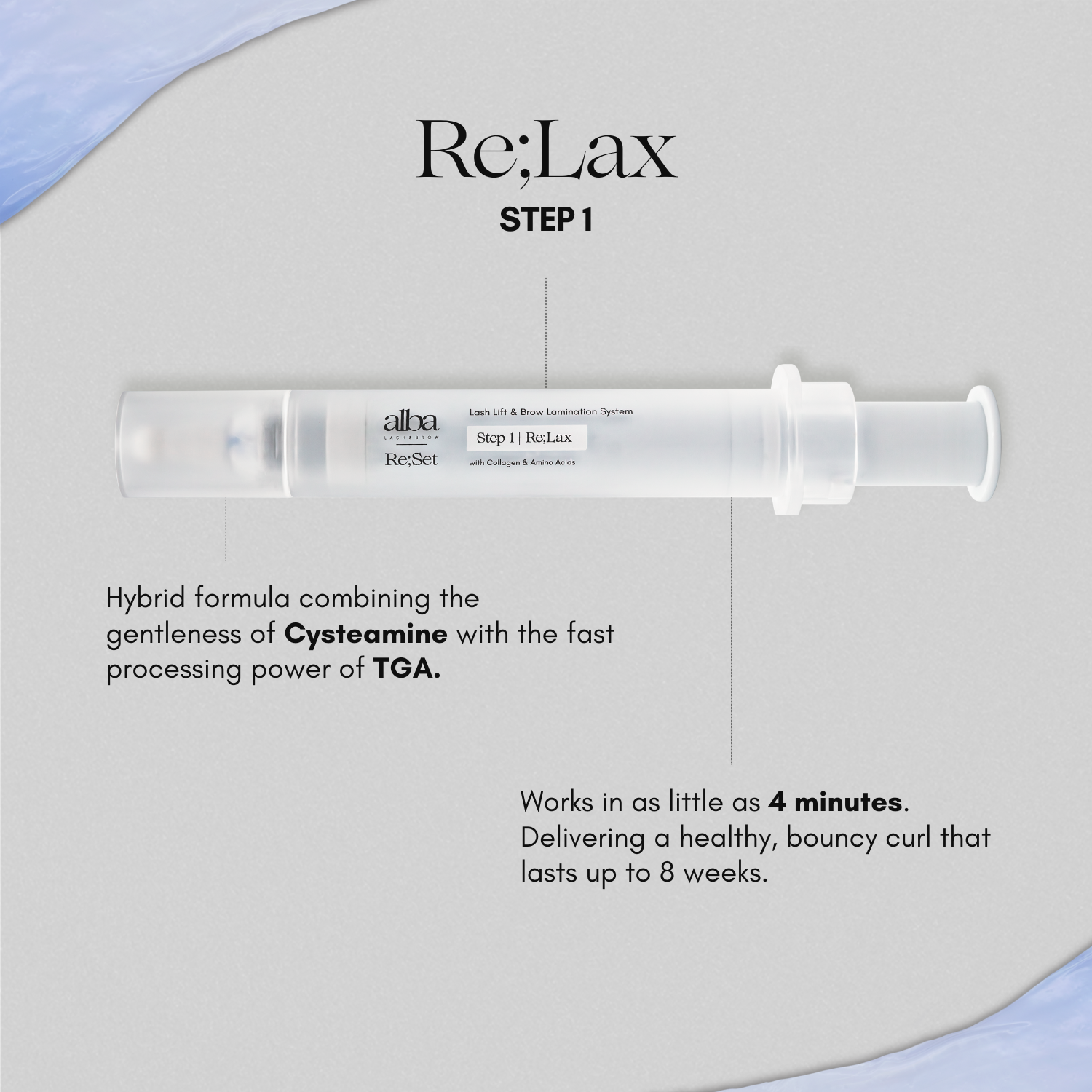 Re;Lax Step 1 Lash Lift & Brow Lamination | Alba
