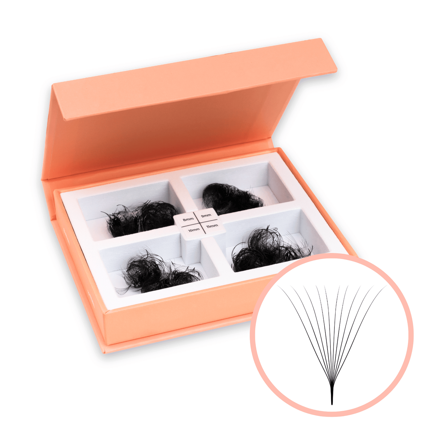 10D Loose Promade Fans - 1000 Premade Volume Lashes Loose fans 