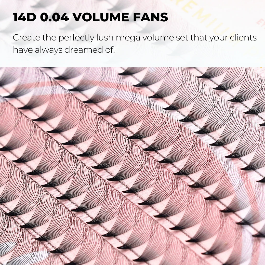 14D 0.04 Short Stem Premade Fans