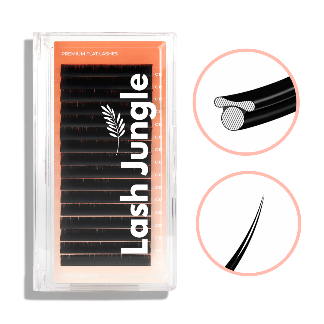 Ellipse Flat Lashes Matte &amp; Ultra Soft 0.20