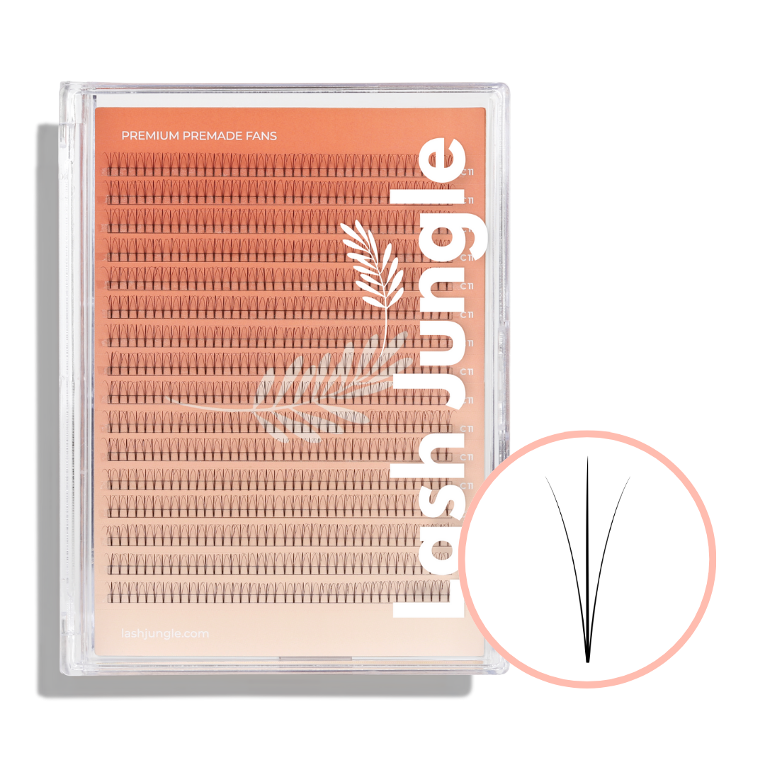 3D Hybrid Short Stem Premade Volume Fans