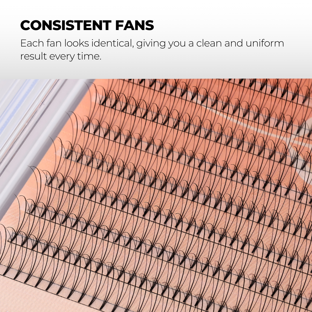 3D Hybrid Short Stem Premade Volume Fans