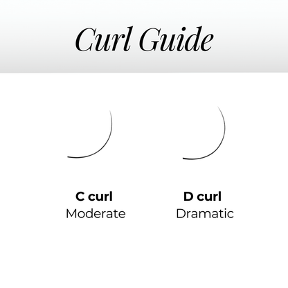 3D Premade Volume Fans Ultra Dark Pointy Stem