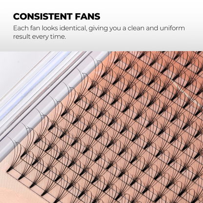 5D Hybrid Short Stem Premade Volume Fans