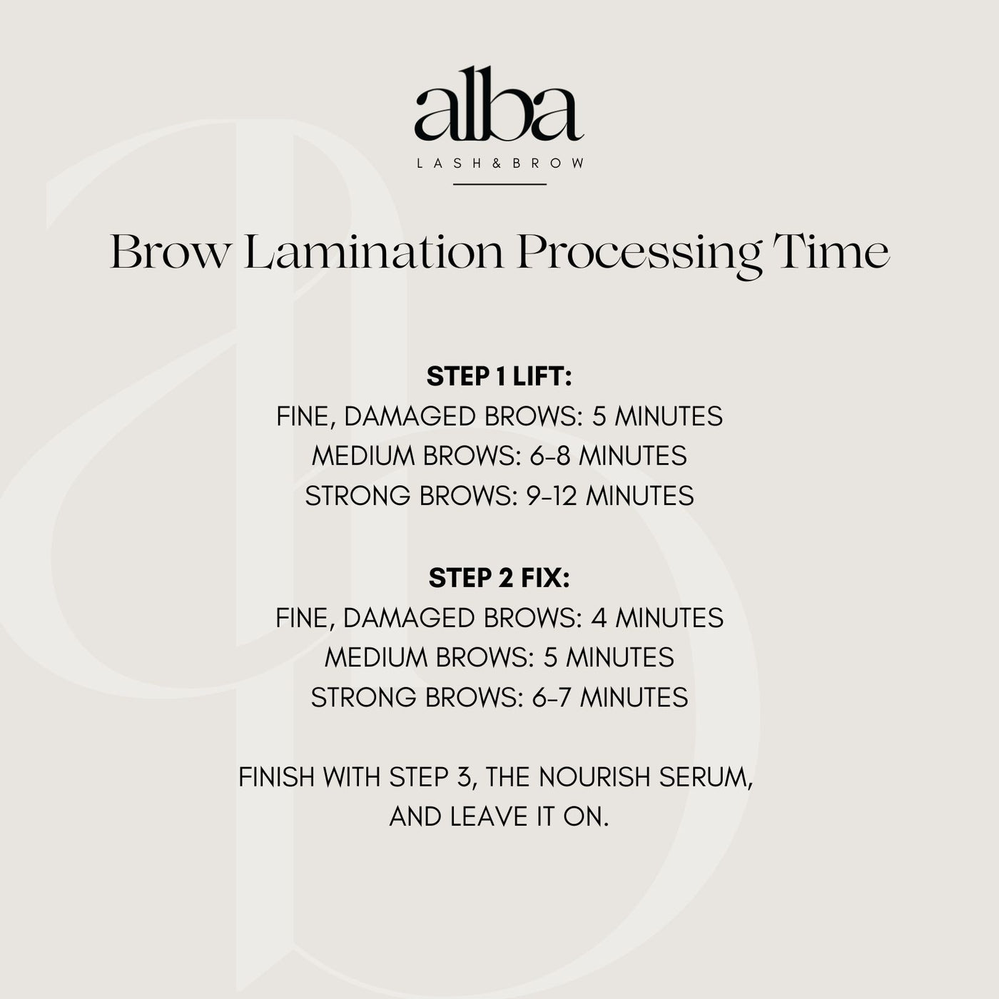 Triple Care Brow Lamination Kit | Alba