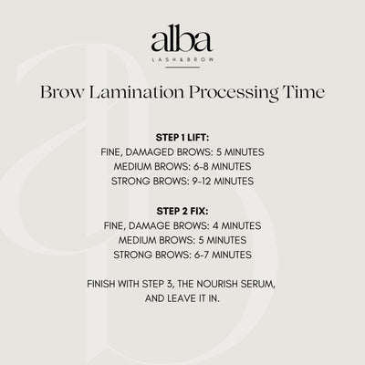 Alba Triple Care Lash Lift & Brow Lamination (3 Steps)