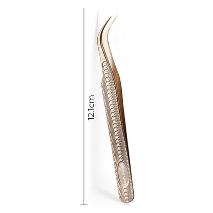    Lash Jungle Premium Gold Tweezers Crane