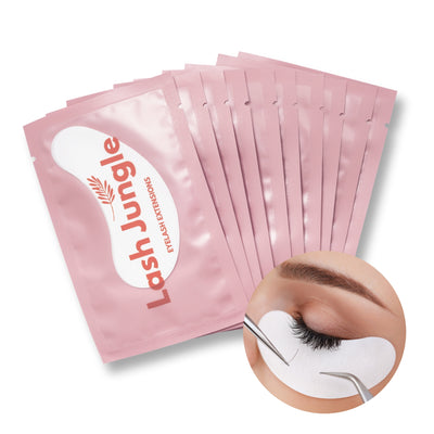 Lint free under eye pads for eyelash extension