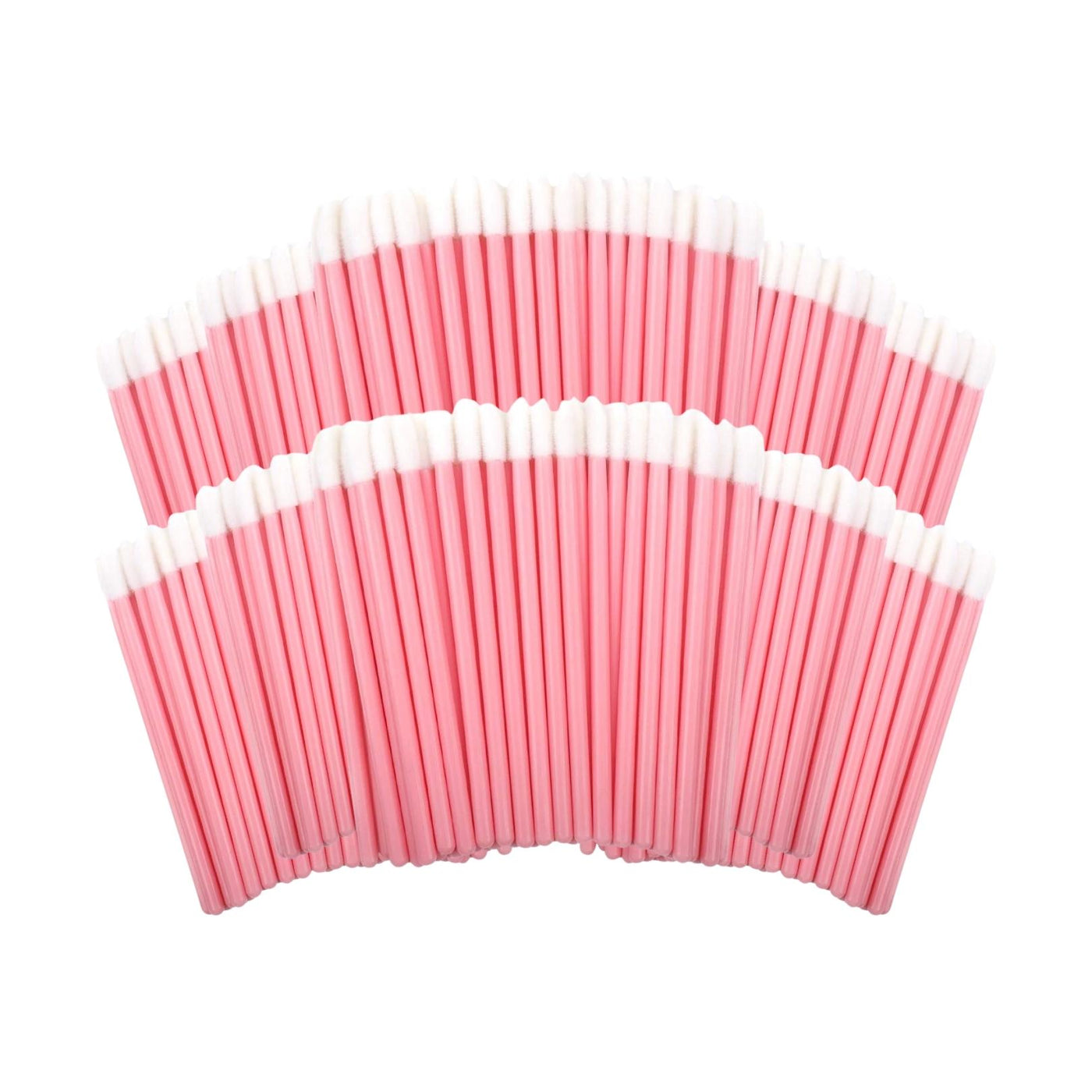 Flocked Applicator Brushes for Eyelash Extension Pink - 10 Pack