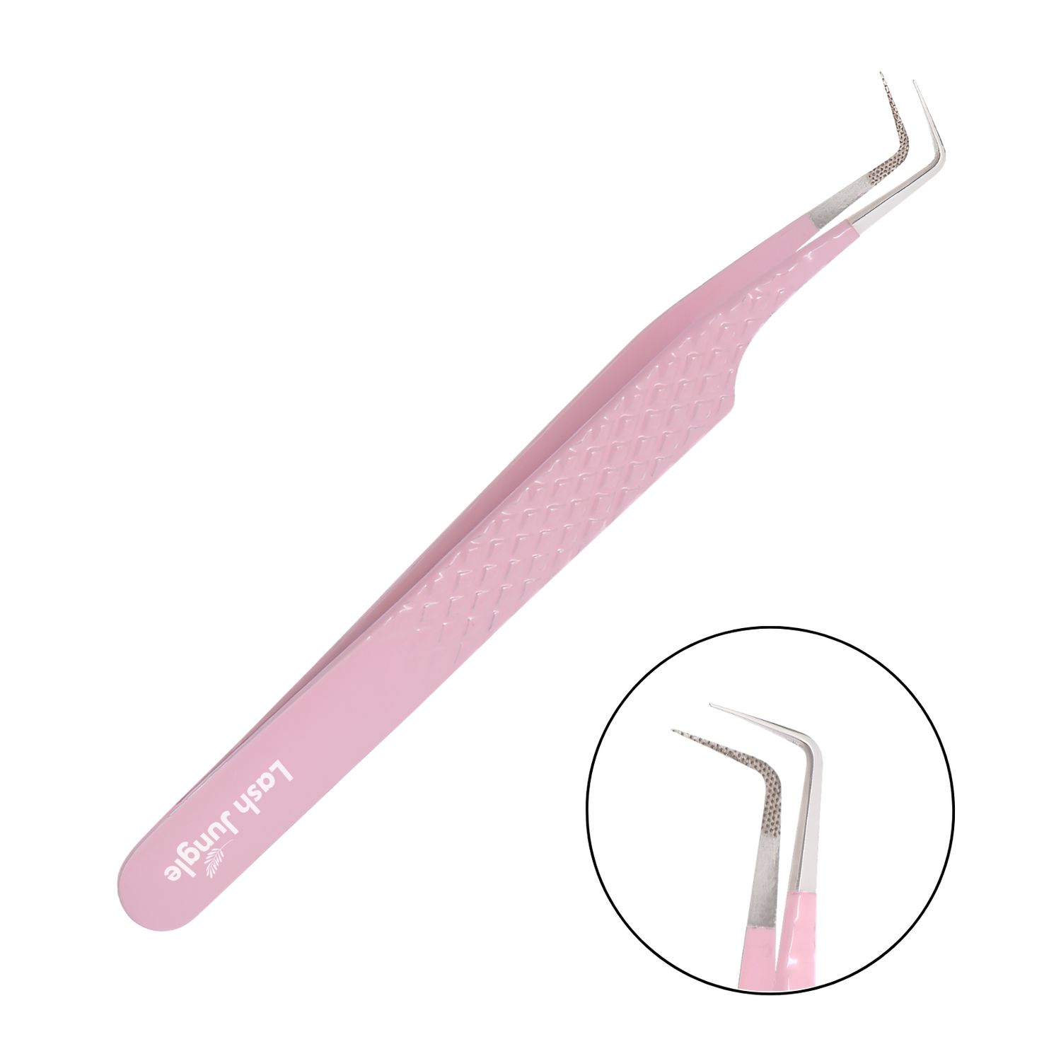 Pink Volume Lash Tweezers – Slim Boot