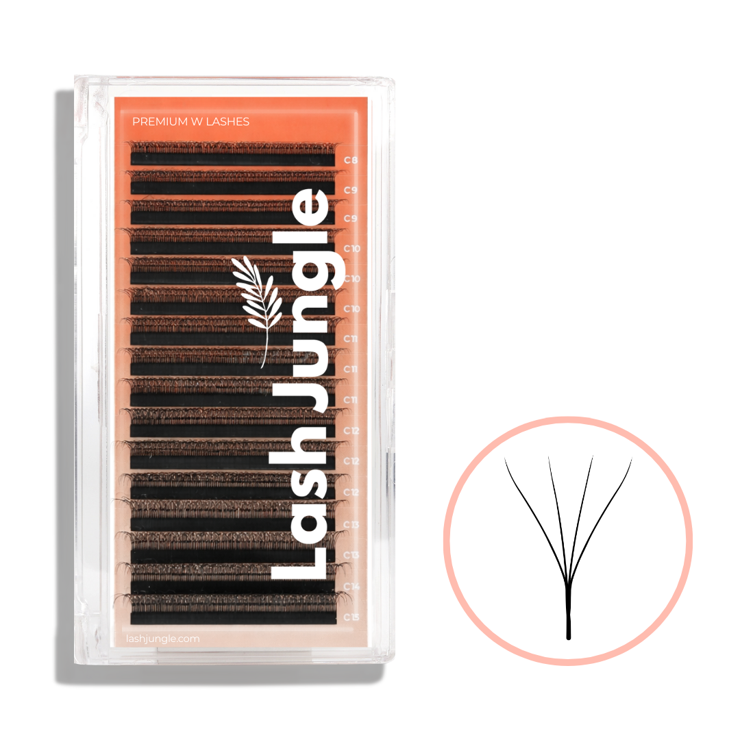Premium W Lashes 4D 0.07