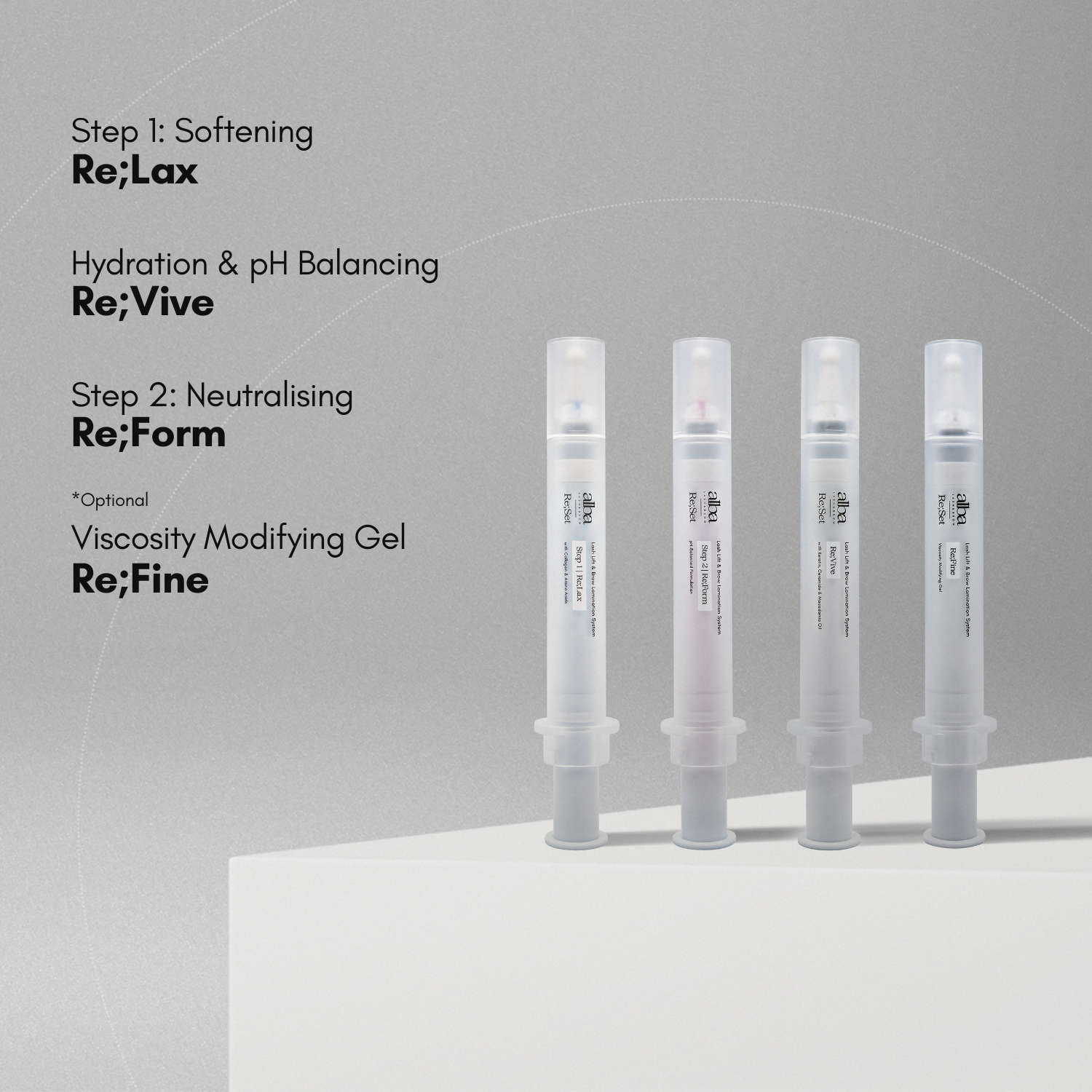 Re;Form Step 2 Lash Lift &amp; Brow Lamination | Alba