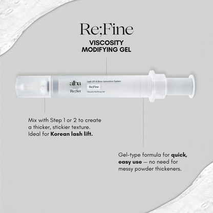 Re;Fine – Viscosity Modifying Gel | Alba