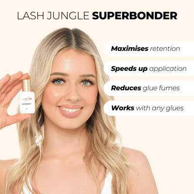 Superbonder for eyelash extensions