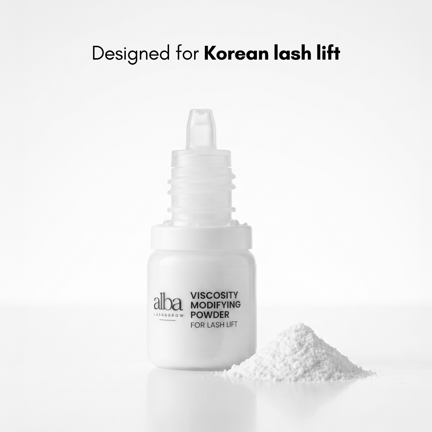 Viscosity Modifying Powder | Alba Lash Lift