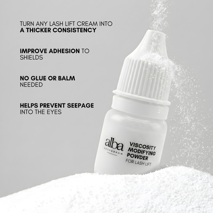 Viscosity Modifying Powder | Alba Lash Lift