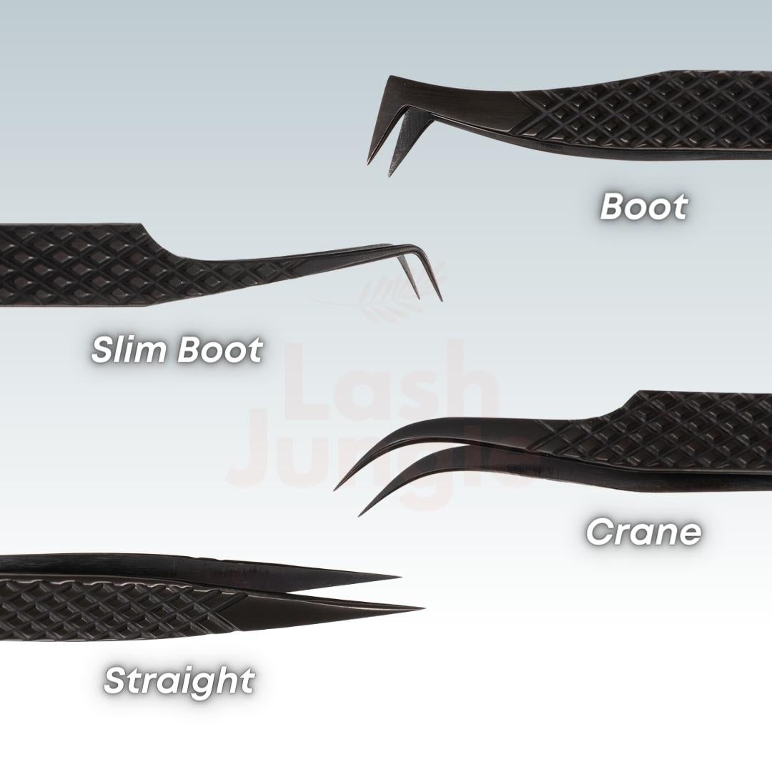 Onyx Tweezers for Eyelash Extensions Bundle